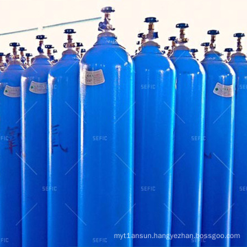 Hospital Emergency Aid High Pressure 150bar/200bar 15L Seamless Steel Welding Oxygen Cylinder